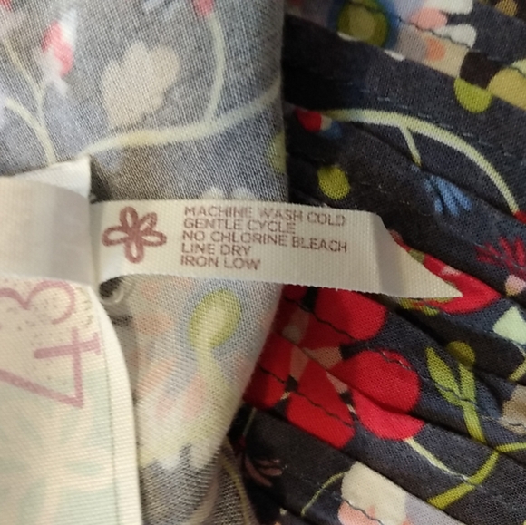 Matilda Jane 435 Girl Dress Tunic Tank Top 12 14 Bright Happy Floral Blue Red - Picture 9 of 11